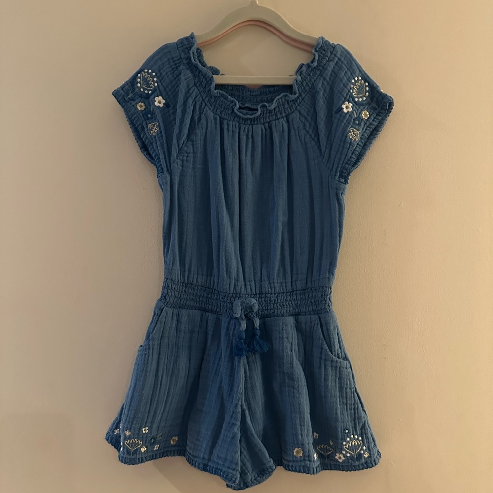 Boden girls romper 5-6 yr old